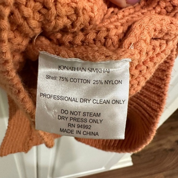 Jonathan Simkhai Adeline Cardigan Cashew Size XS - Picture 12 of 12